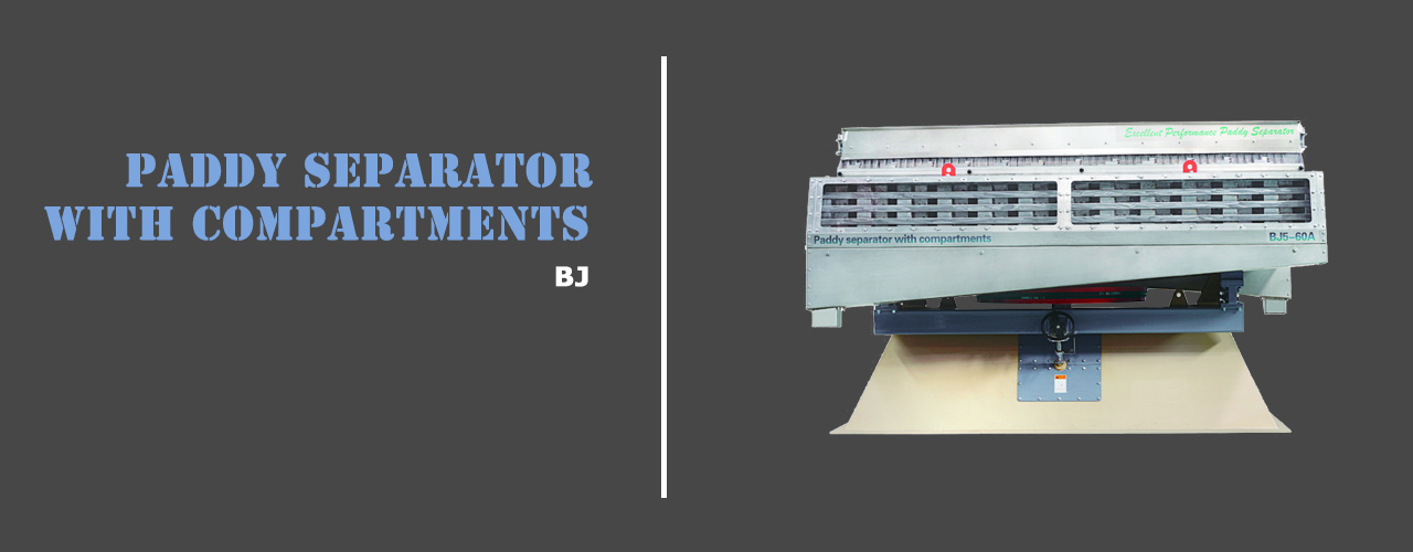 paddy separator with compartments